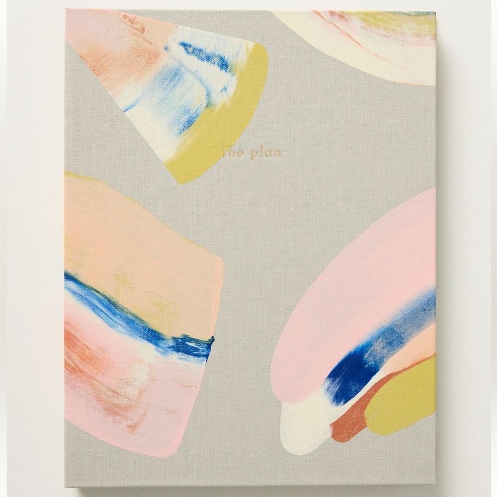 NWT ANTHROPOLOGIE MOGLEA HANDPAINTED FOLIO & NOTEPAD SET ✨